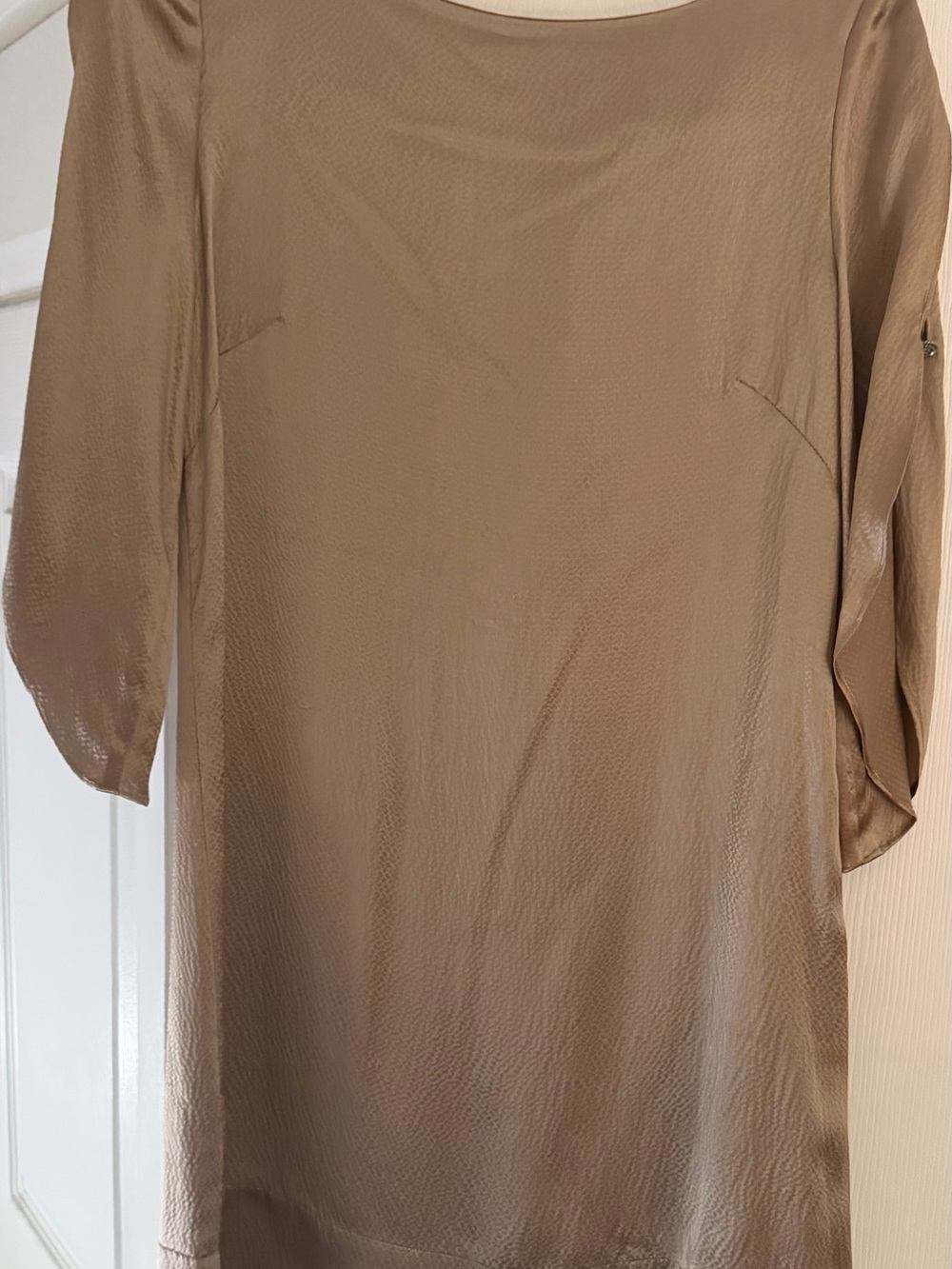 BCBGMaxAzria Taupe Mini Dress